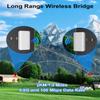 5.8GHz Point to Point Outdoor Wireless Bridge with 2 100 Mbps Ports and Bracket Mounts, Wifi Bridge, Ethernet Bridge, Starlink WiFi Extender, 12 dBi Antenna, 2KM Transmission for Starlink Gen 3 Router view 3