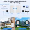 5.8GHz Point to Point Outdoor Wireless Bridge with 2 100 Mbps Ports and Bracket Mounts, Wifi Bridge, Ethernet Bridge, Starlink WiFi Extender, 12 dBi Antenna, 2KM Transmission for Starlink Gen 3 Router view 4