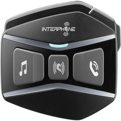 Interphone Cellularline, Motorcycle Intercom with Bluetooth and Mesh Communication, Model U-Com 16, Up to 4 Motors, Distance 1.6 Km, Compatible with Sena, OEM, GPS, Waterproof, Universal