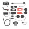 Interphone Cellularline, Motorcycle Intercom with Bluetooth and Mesh Communication, Model U-Com 16, Up to 4 Motors, Distance 1.6 Km, Compatible with Sena, OEM, GPS, Waterproof, Universal view 2