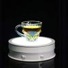 LINGOSHUN LED Video Shooting Motorised Turntable,High Load-Bearing, Perfume Appliance and Beverage Rotating Display Stand,Safe Non-Slip/White/Load 20KG view 4