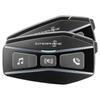Interphone Cellularline, 2 Motorcycle Intercoms with Bluetooth and Mesh Communication, Model U-Com 16, Up to 4 Motors, Distance 1 Km, Compatible with Sena, OEM and GPS, Waterproof, Universal view 1