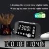 SVNA Digital Alarm Clock DAB FM Alarm Clock Radio, Dual USB Charging Port LCD Display Backlight Adjustable Alarm Volume Alarm Clock view 2