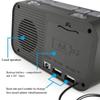 SVNA Digital Alarm Clock DAB FM Alarm Clock Radio, Dual USB Charging Port LCD Display Backlight Adjustable Alarm Volume Alarm Clock view 4