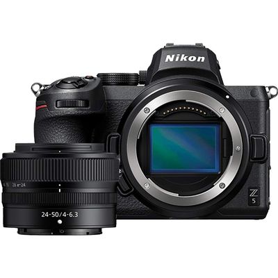 Nikon 1642B Z5 Full Frame Mirrorless Camera FX 4K UHD+24-50mm f/4-6.3 Lens Kit (Renewed)