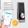 Colosus NDL628 Keyless Trusted Deadbolt Smart Door Lock, Biometric Fingerprint Keypad, Satin Nickel, 2 Key Fobs view 3