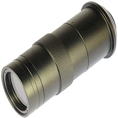 2019 New 1080P 2K 60fps Industry Microscope HD Video Microscope Camera & 100X C-Mount Lens
