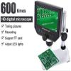 BST-600 Portable HD Electron Microscope LCD Digital Repair Magnifying Glass 600 Times Aluminum Alloy Stent Microscope view 2