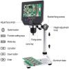 BST-600 Portable HD Electron Microscope LCD Digital Repair Magnifying Glass 600 Times Aluminum Alloy Stent Microscope view 4
