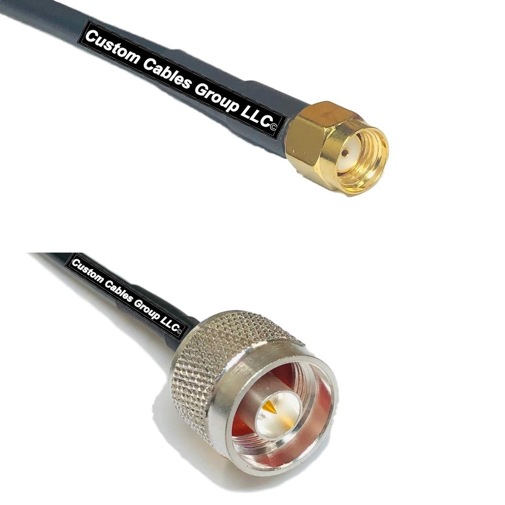 10 feet RFC240 KSR240 RP-SMA Male to N Male RF Pigtail Coaxial Cable