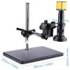 16MP HDMI USB Video Microscope Camera + 45LED Ring Light + Universal Bracket 100-240V view 2