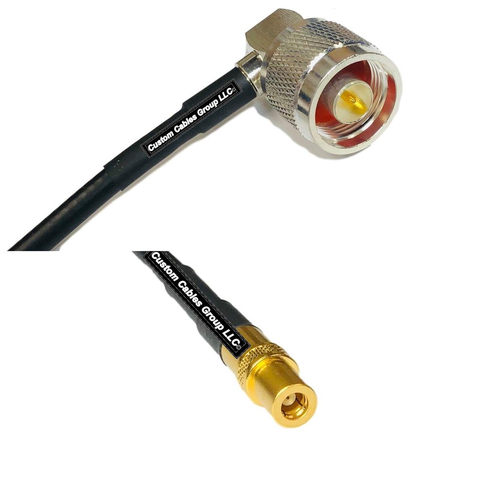 10 feet RFC240 KSR240 N Male Angle to SMB Female RF Pigtail Coaxial Cable
