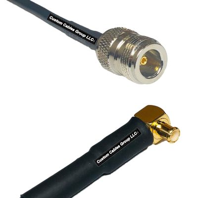 10 feet RFC240 KSR240 N Female to MCX Male Angle RF Pigtail Coaxial Cable