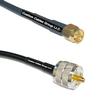 50 feet RFC240 KSR240 SMA Male to PL259 UHF Male RF Pigtail Coaxial Cable view 1