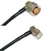 10 feet RFC240 KSR240 N Male Angle to TNC Male Angle RF Pigtail Coaxial Cable view 1