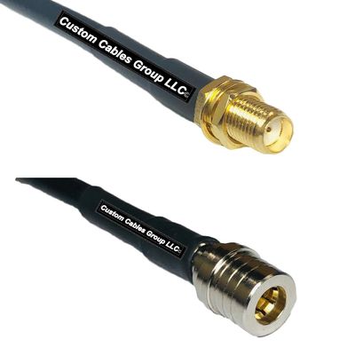10 feet RFC240 KSR240 SMA Female to QMA Male RF Pigtail Coaxial Cable
