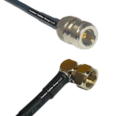 10 feet RFC240 KSR240 N Female to F Male Angle RF Pigtail Coaxial Cable
