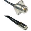 10 feet RFC240 KSR240 N Flange Female to Mini UHF Female RF Pigtail Coaxial Cable view 1