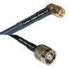 10 feet RFC240 KSR240 RP-SMA Male Angle to RP-TNC Male RF Pigtail Coaxial Cable view 1