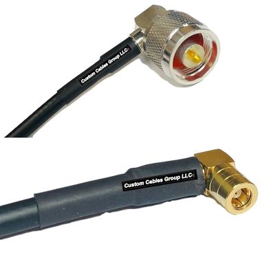 10 feet RFC240 KSR240 N Male Angle to SMB Female Angle RF Pigtail Coaxial Cable