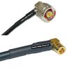 10 feet RFC240 KSR240 N Male Angle to SMB Female Angle RF Pigtail Coaxial Cable view 1