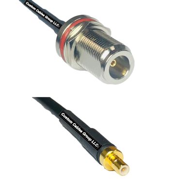 10 feet RFC240 KSR240 N Female Bulkhead to SMB Male RF Pigtail Coaxial Cable