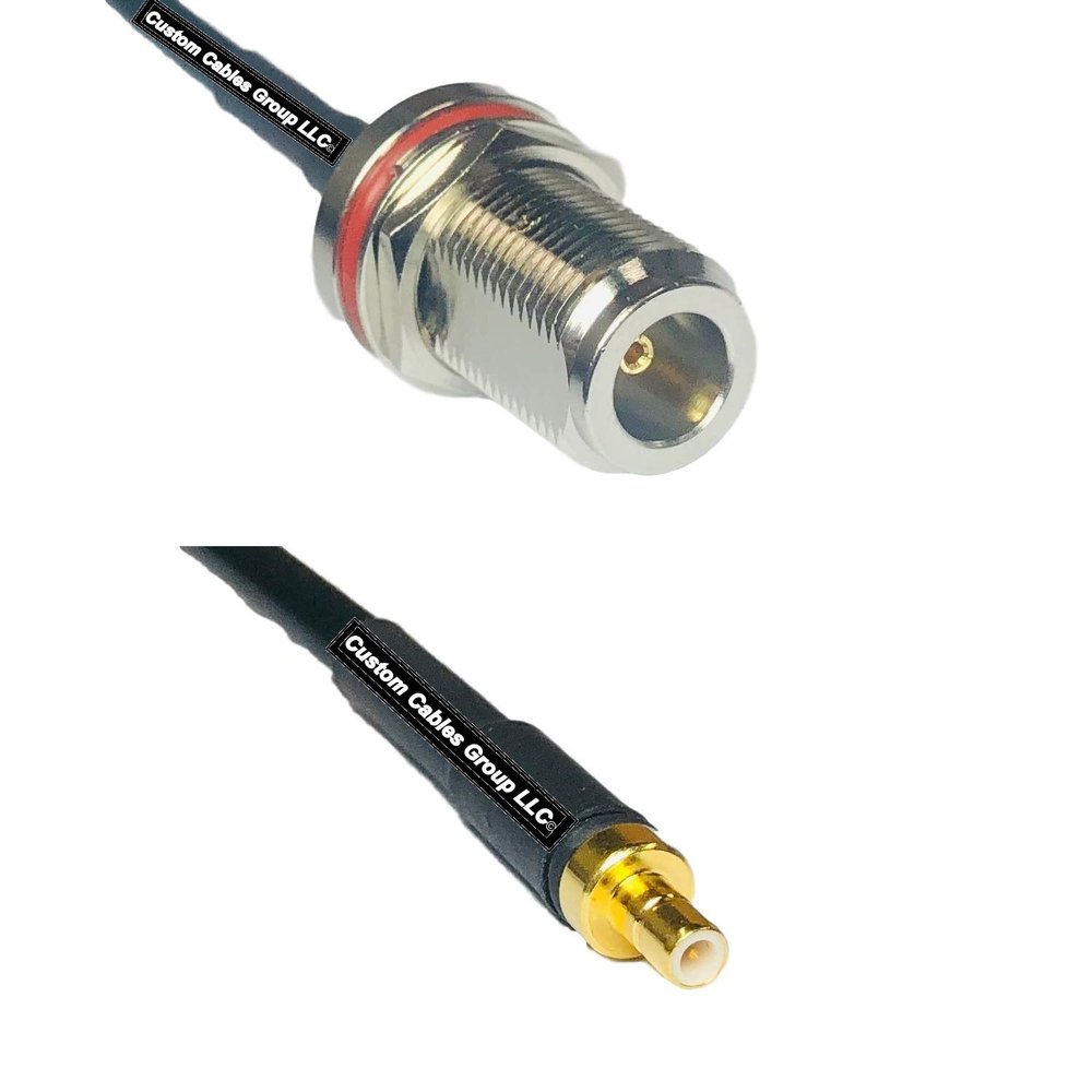 10 feet RFC240 KSR240 N Female Bulkhead to SMB Male RF Pigtail Coaxial Cable
