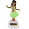 Solar Powered Dancing Decoration Dashboard Hawaiian Hula Girl Office or Home (Green) view 1