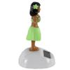 Solar Powered Dancing Decoration Dashboard Hawaiian Hula Girl Office or Home (Green) view 2