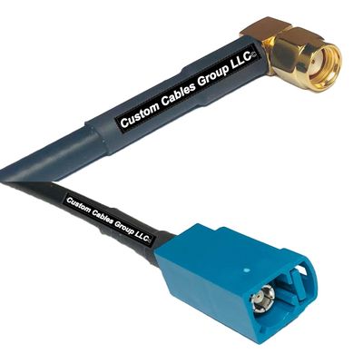 10 feet RFC240 KSR240 RP-SMA Male Angle to Fakra Z Female RF Pigtail Coaxial Cable
