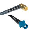 50 feet RFC240 KSR240 SMA Male Angle to Fakra Z Male RF Pigtail Coaxial Cable view 1