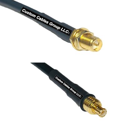10 feet RFC240 KSR240 RP-SMA Female to MCX Male RF Pigtail Coaxial Cable