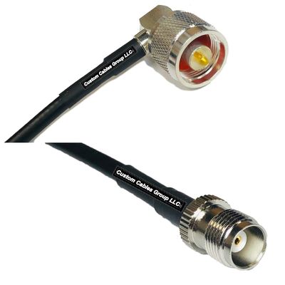 10 feet RFC240 KSR240 N Male Angle to TNC Female RF Pigtail Coaxial Cable
