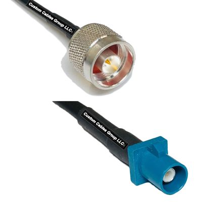 10 feet RFC240 KSR240 N Male to Fakra Z Male RF Pigtail Coaxial Cable