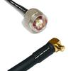 10 feet RFC240 KSR240 N Male to MCX Male Angle RF Pigtail Coaxial Cable view 1