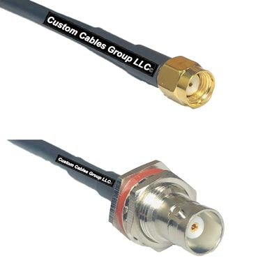 10 feet RFC240 KSR240 RP-SMA Male to BNC Female Big Bulkhead RF Pigtail Coaxial Cable