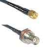 10 feet RFC240 KSR240 RP-SMA Male to BNC Female Big Bulkhead RF Pigtail Coaxial Cable view 1