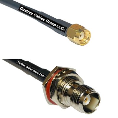 10 feet RFC240 KSR240 RP-SMA Male to TNC Female Bulkhead RF Pigtail Coaxial Cable
