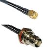 10 feet RFC240 KSR240 RP-SMA Male to TNC Female Bulkhead RF Pigtail Coaxial Cable view 1