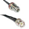 10 feet RFC240 KSR240 N Female Bulkhead to BNC Male RF Pigtail Coaxial Cable view 1