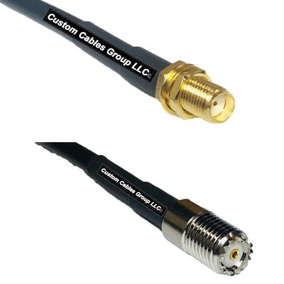 10 feet RFC240 KSR240 SMA Female to Mini UHF Female RF Pigtail Coaxial Cable
