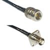 10 feet RFC240 KSR240 N Female to BNC Flange Female RF Pigtail Coaxial Cable view 1