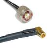10 feet RFC240 KSR240 N Male to SMB Female Angle RF Pigtail Coaxial Cable view 1