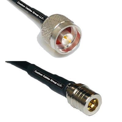 10 feet RFC240 KSR240 N Male to QMA Male RF Pigtail Coaxial Cable