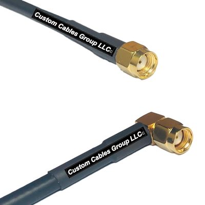 10 feet RFC240 KSR240 RP-SMA Male to RP-SMA Male Angle RF Pigtail Coaxial Cable