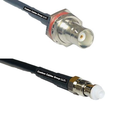 10 feet RFC240 KSR240 BNC Female Big Bulkhead to FME Female RF Pigtail Coaxial Cable