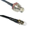 10 feet RFC240 KSR240 BNC Female Big Bulkhead to FME Female RF Pigtail Coaxial Cable view 1