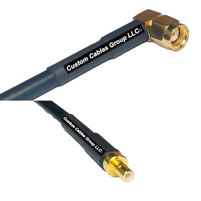 50 feet RFC240 KSR240 RP-SMA Male Angle to SMB Male RF Pigtail Coaxial Cable