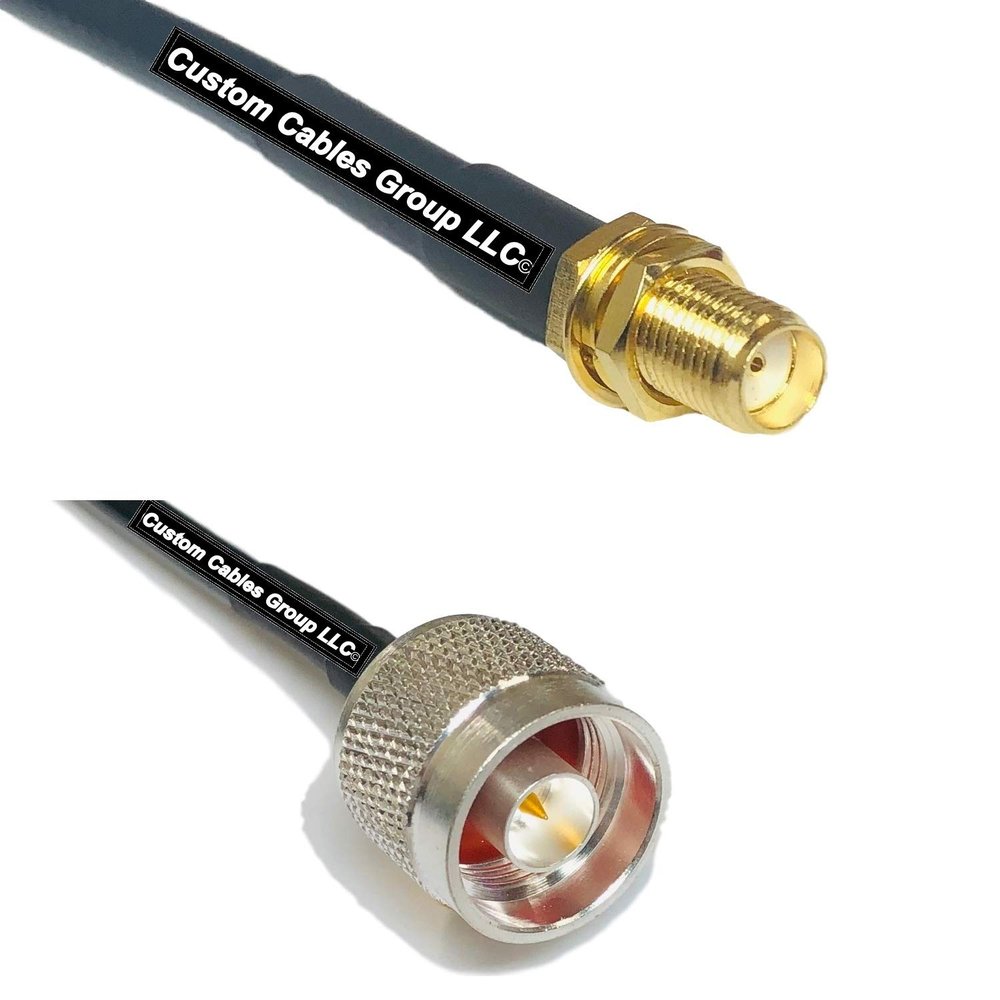 25 feet RFC240 KSR240 SMA Female to N Male RF Pigtail Coaxial Cable