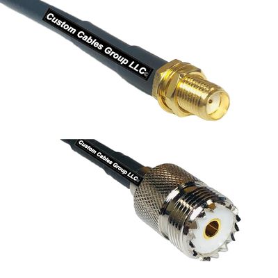 10 feet RFC240 KSR240 SMA Female to SO239 UHF Female RF Pigtail Coaxial Cable